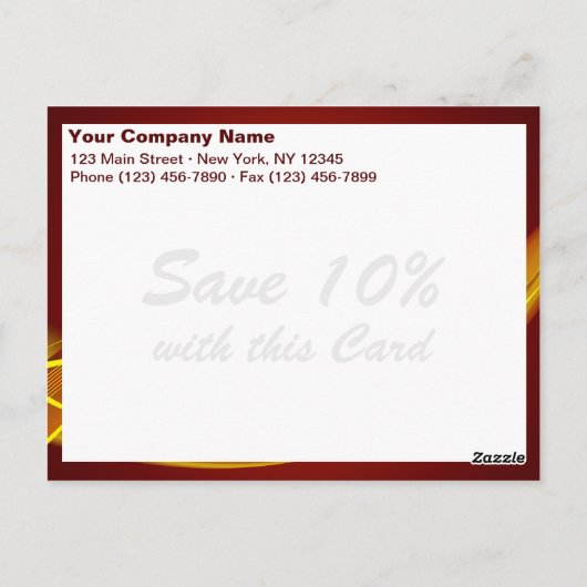 vlamgolf briefkaart (Achterkant)