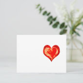 Vlamhart Briefkaart (Staand voorkant)