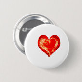 Vlamhart Ronde Button 5,7 Cm (Voorkant /achterkant)