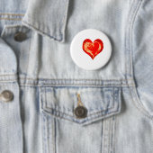Vlamhart Ronde Button 5,7 Cm (In situ)