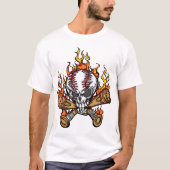 Vlaming Baseball Skull T-shirt (Voorkant)