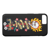 Vlaming De schedel voelen de angst Case-Mate iPhone Case (Achterkant (Horizontaal))