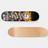 Vlaming De schedel voelen de angst Persoonlijk Skateboard (Horizontaal)