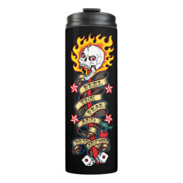 Vlaming De schedel voelen de angst Thermosbeker