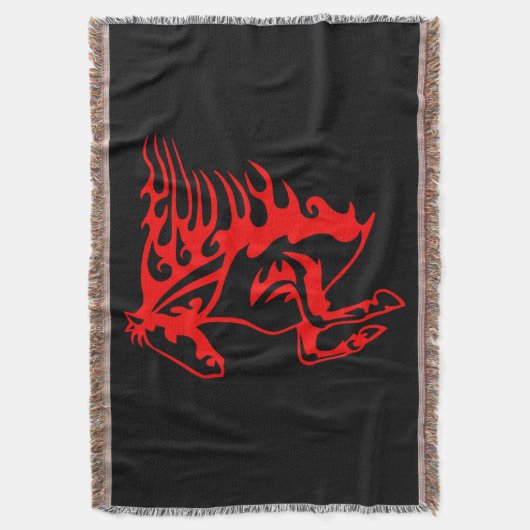 Vlaming Red Bronco Mustang Wilde Paard Deken (Voorkant Verticaal)