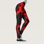 Vlaming Red Bronco Mustang Wilde Paard Leggings (Rechts)
