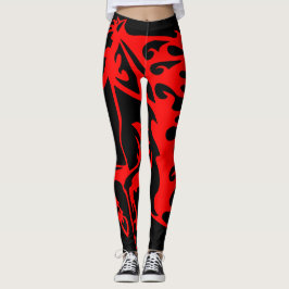 Vlaming Red Bronco Mustang Wilde Paard Leggings