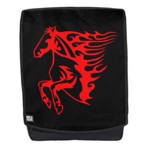 Vlaming Red Bronco Mustang Wilde Paard Rugtassen