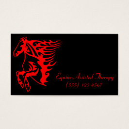 Vlaming Red Bronco Mustang Wilde Paard Visitekaartje