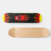 Vlaming Skull Skateboard (Horizontaal)