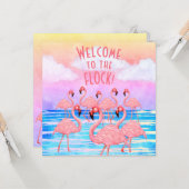 Vlamingen op Parade Platte Wenskaart Kaart (Voorkant / Achterkant in situ)