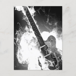 Vlaminggitaar B&W Briefkaart