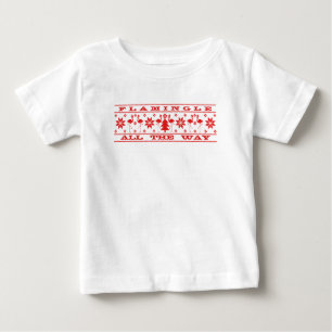 Vlamingle helemaal naar Baby, lelijk kerstShirt