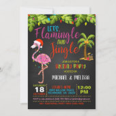 Vlamingle & Jingle Holiday Party Invitation - Bl Kaart (Voorkant)