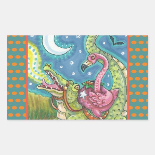 VLAMINGO STICKERS SHEET Rec. (Voorkant)