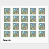 VLAMINGO STICKERS SHEET Square (Vel)