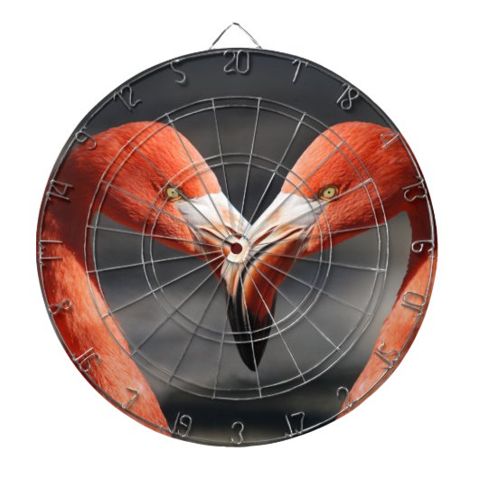 Vlamingoenen in de liefde dartbord (Voorkant)