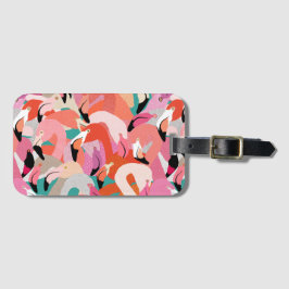 Vlamingoenen in Oranje Bagagelabel