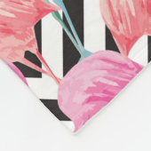 Vlamingoenen op een gebold ontwerppatroon fleece deken (Hoek)