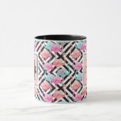 Vlamingoenen op een gebold ontwerppatroon mok (Midden)