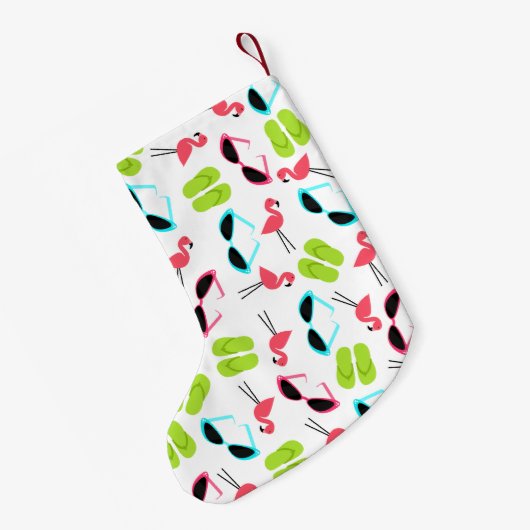 Vlamingoenen + Teenslippers kerststooking Kleine Kerstsok (Achterkant (Hangend))