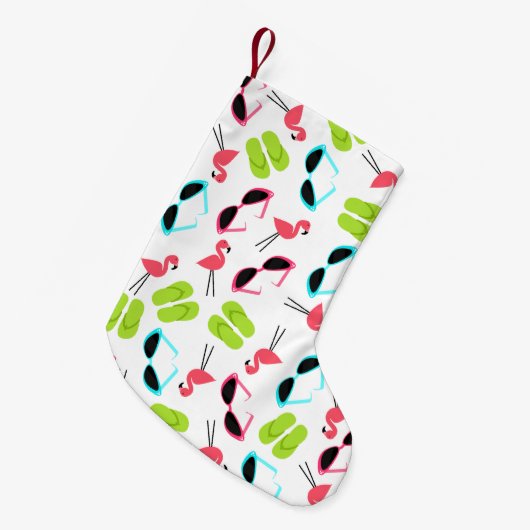 Vlamingoenen + Teenslippers kerststooking Kleine Kerstsok (Voorkant (Hangend))