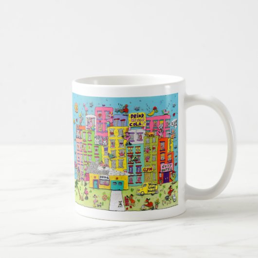 Vlamingos thuis koffiemok (Rechts)