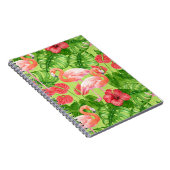 Vlamingvogels en tropische planten notitieboek (Rechterzijde)