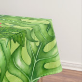 Vlamingvogels en tropische planten tafelkleed (Voorbeeld)