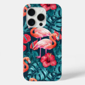 Vlamingvogels en waterverf van tropische tuinen Case-Mate iPhone case (Achterkant)
