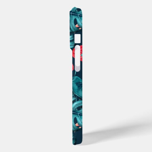 Vlamingvogels en waterverf van tropische tuinen Case-Mate iPhone case (Achterkant / Links)