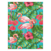 Vlamingvogels en waterverf van tropische tuinen tafelkleed (Voorkant)