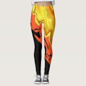 Vlamjes bij nacht leggings (Voorkant)