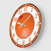 Vlamkleurige Oranje volledige vruchtendraaien Grote Klok (Hoek)