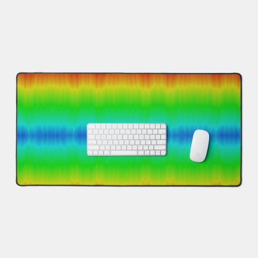 Vlamkleurige regenboog bureaumat (Keyboard & Muis)