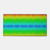 Vlamkleurige regenboog bureaumat (Voorkant)