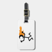 Vlamkop Bagagelabel (Voorkant verticaal)