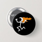 Vlamkop Ronde Button 5,7 Cm (Voorkant /achterkant)