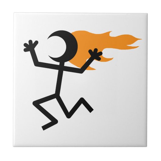 Vlamkop Tegeltje (Voorkant)