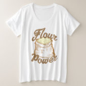 Vlamkracht Grote Maat T-shirt (Design voorkant)