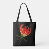 Vlamlelie Tote Bag (Achterkant)