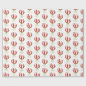 Vlamlelies inpakpapier (Vlak)