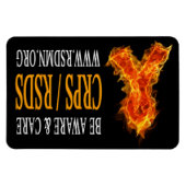 vlamlintmagneet magneet (Horizontaal)