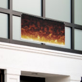 vlammen3 spandoek (Buitenkant Gebouw)