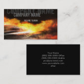 Vlammen aan visitekaartje