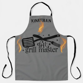 Vlammen BBQ De Grill Master Chef Cook Grilling Schort