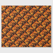 vlammen cadeaupapier (Vlak)