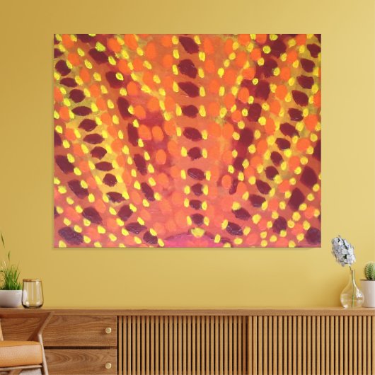 Vlammen en vuur Abstracte kunst Prints (Insitu (Woonkamer))