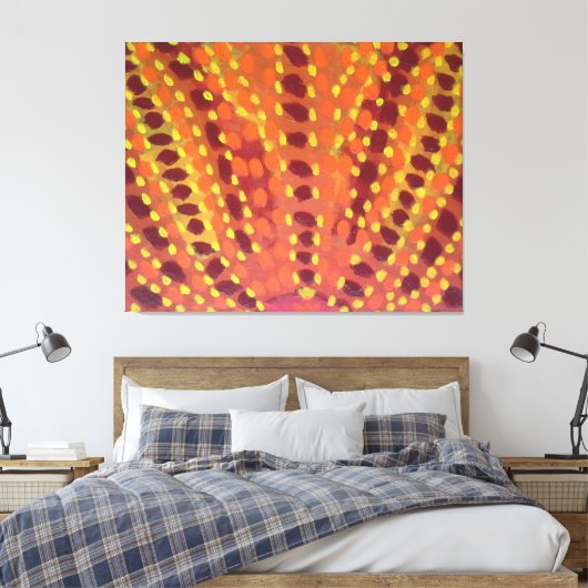 Vlammen en vuur Abstracte kunst Prints (Insitu (Slaapkamer))
