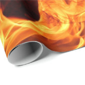 Vlammen en vuur cadeaupapier (Rol Hoek)